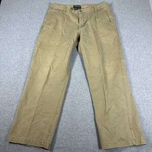 Mountain Khakis Men's Teton Twill Pant Tan Size 36x30 Gusset Hiking Outdoor